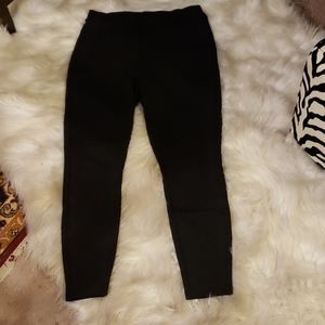 Black Ribbed Leggings